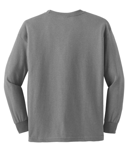 gildan long sleeve sport grey